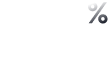 A black and white image of a percent sign on a white background.